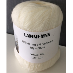 LAMMEMYK 600 -   Naturhvit